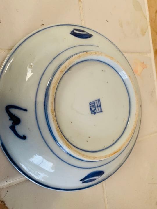 中国清時代早期染付(青花)お皿