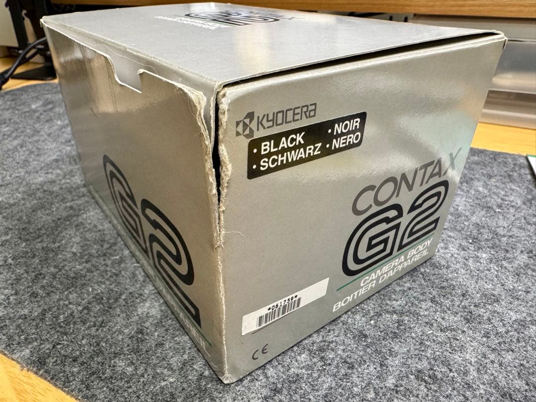 【超美品】CONTAX G2 ブラック+本革カメラケース+ケーブルスイッチ
