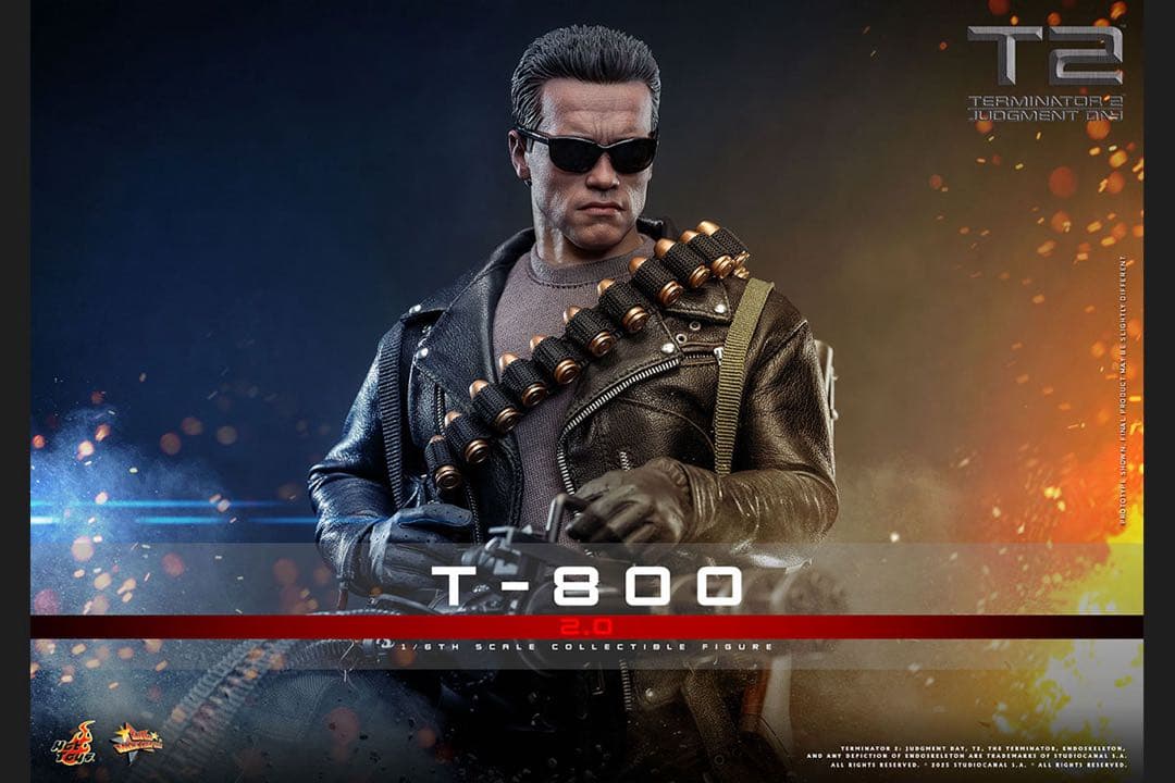 ムービー・マスターピース『ターミネーター2』フィギュア　T-800（2.0版）