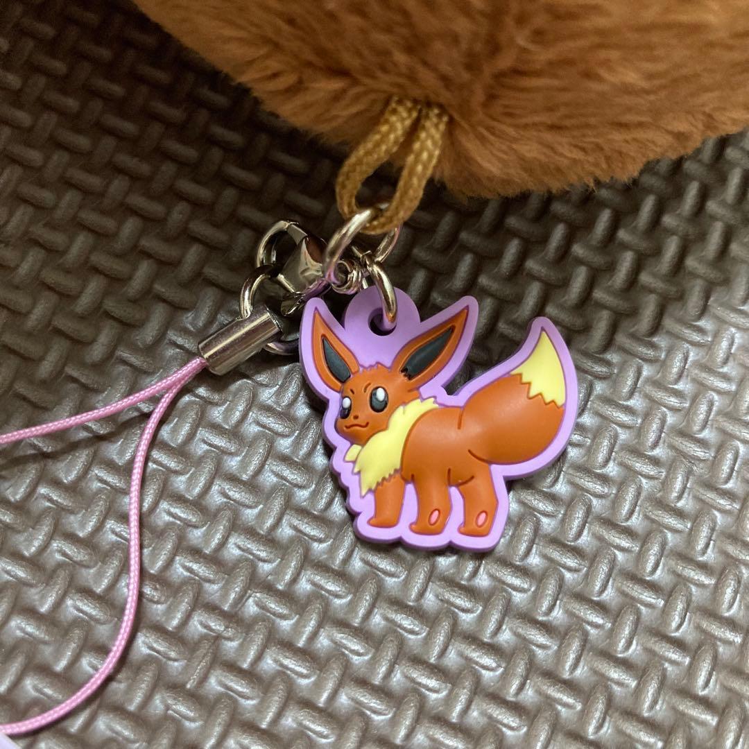 イーブイのしっぽ　ビッグキーチェーン／ストラップ　2種類セット　ポケモンセンター