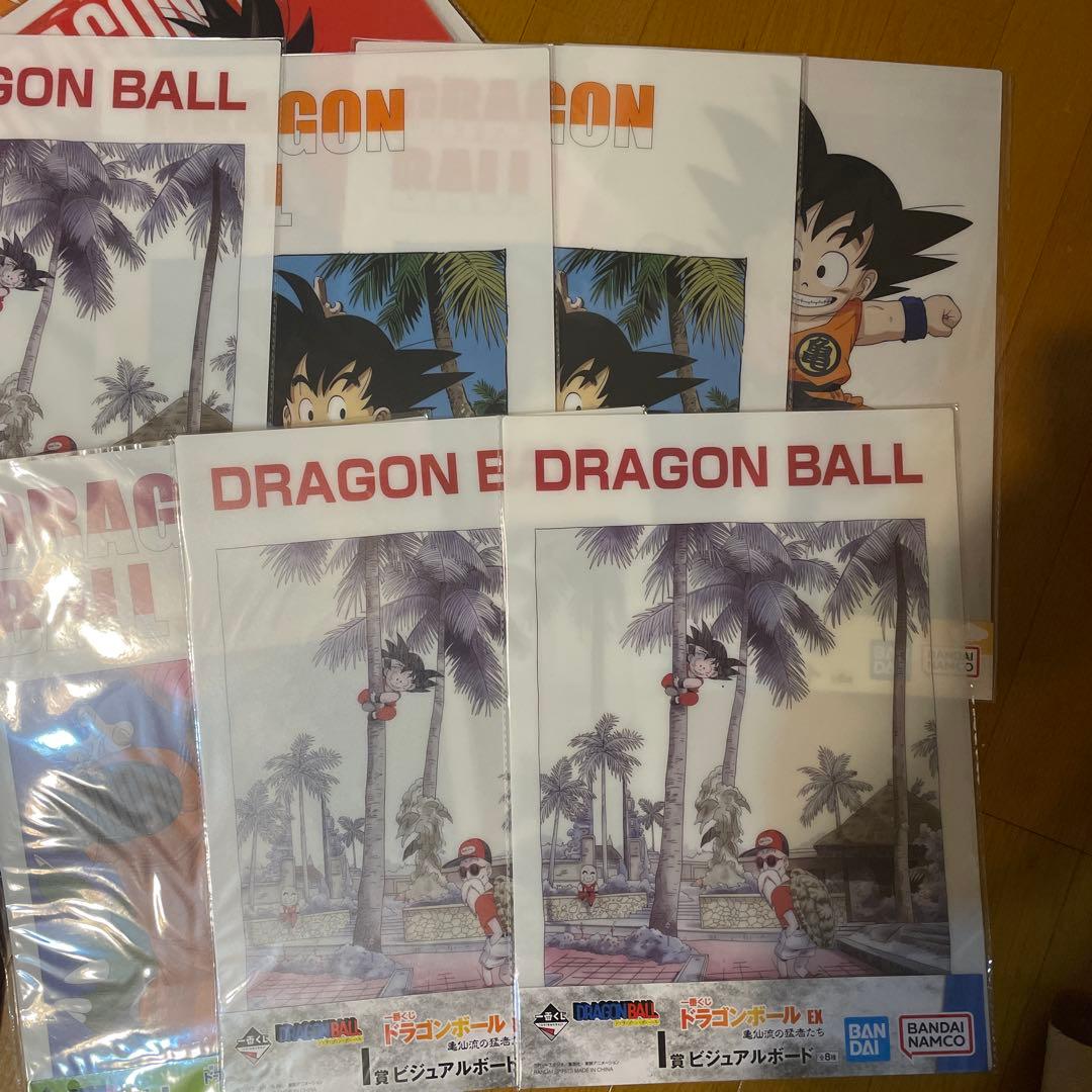 一番くじ　ドラゴンボール　クリアポスター＆ビジュアルボード　ファイル　ステッカー