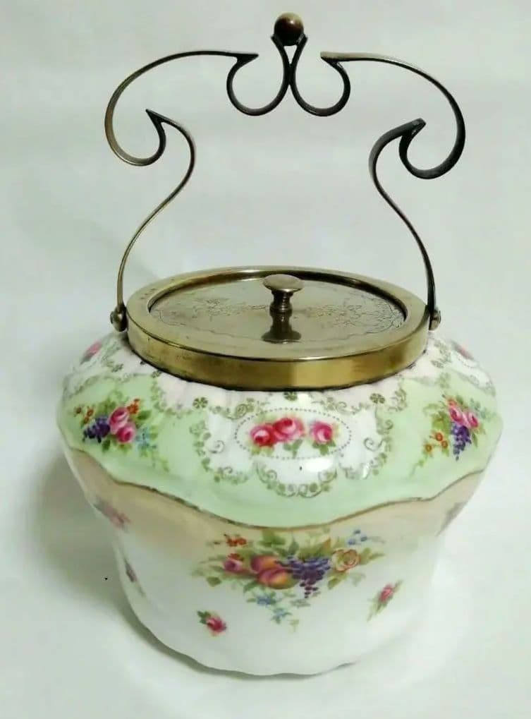 ロイヤルドルトン　陶器製　クッキージャー　クッキーバレル