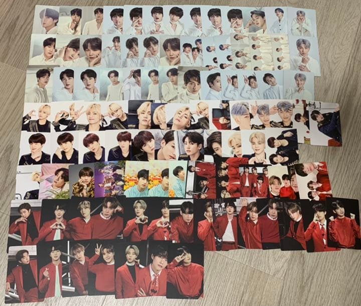 バンタン ミニフォト bts トレカ テヒョン ユンギ