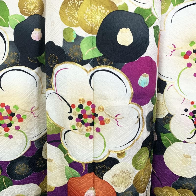 509z34☆玉城ティナ×紅一点 振袖 高身長 古典柄レトロ☆美品 成人式結婚式