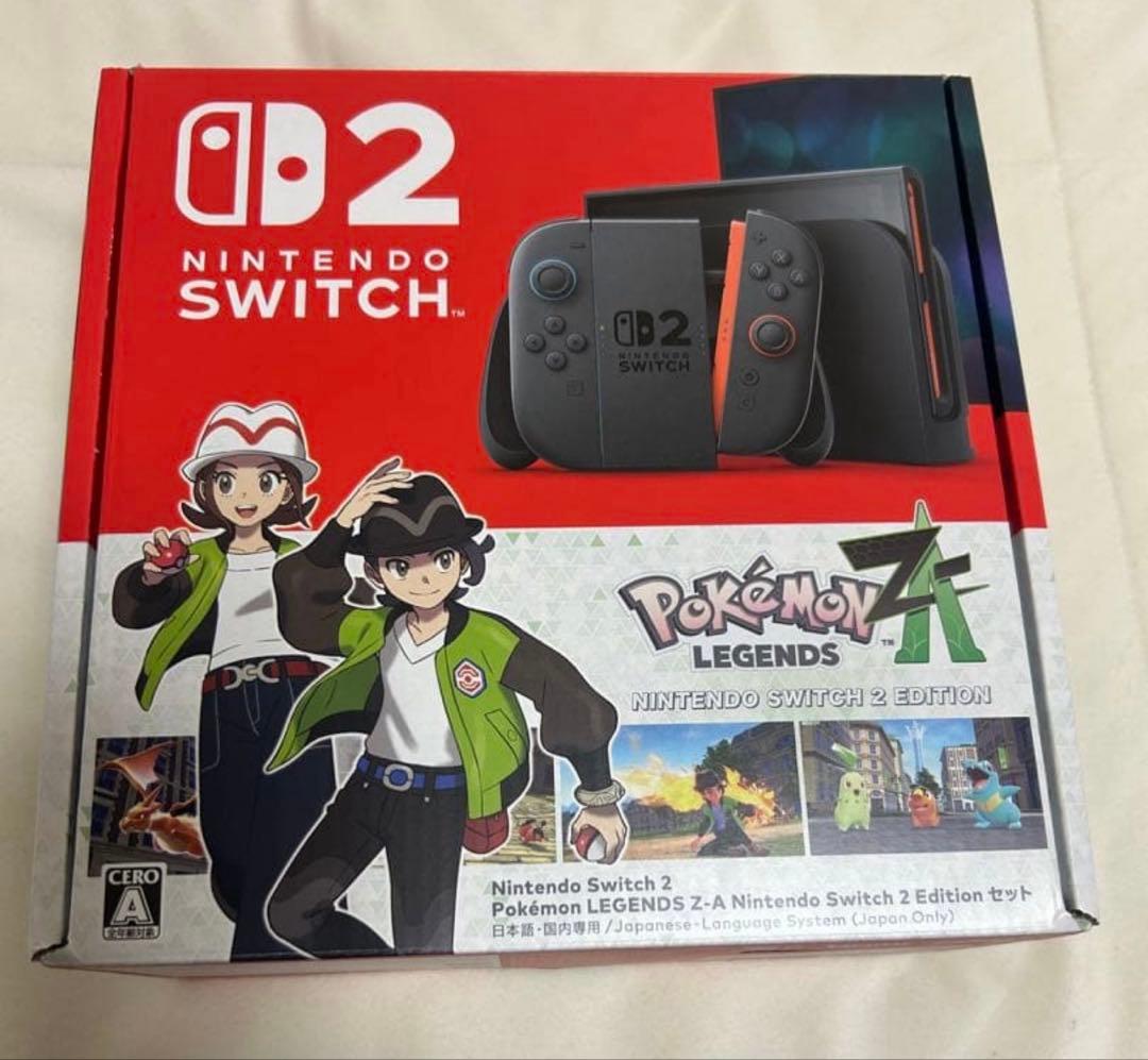 Nintendo Switch 2 本体のみポケモンZAなしプレイ時間5分のみ