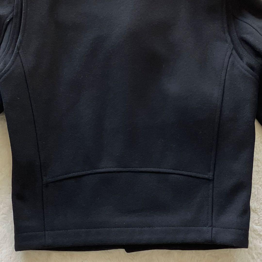 極上品 ディースクエアード ショールカラー ライダースジャケット ブラック 44