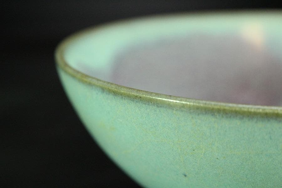 中国美術 鈞窯 碗 φ13cm(K-YC360)