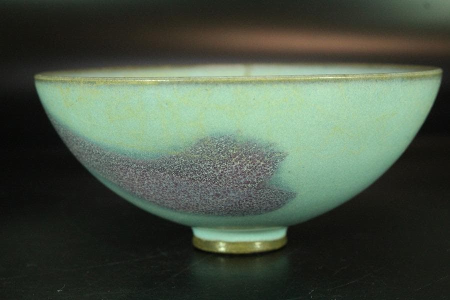 中国美術 鈞窯 碗 φ13cm(K-YC360)