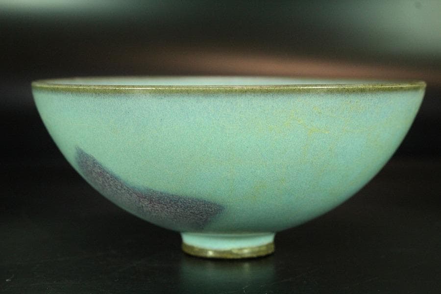 中国美術 鈞窯 碗 φ13cm(K-YC360)