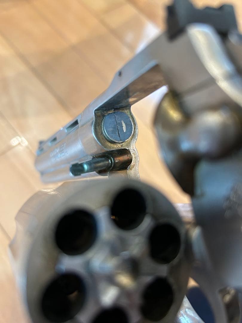 コクサイ　コルトパイソン　金属モデルガン　6インチモデル