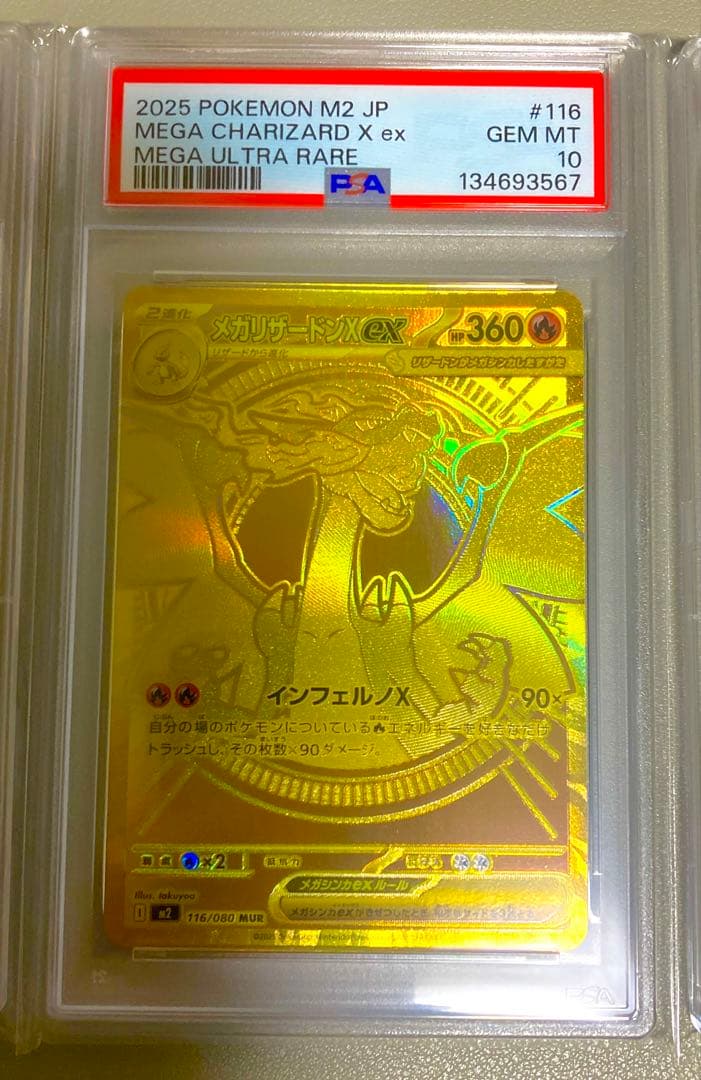 PSA10 メガリザードン X ex MUR インフェルノX 連番