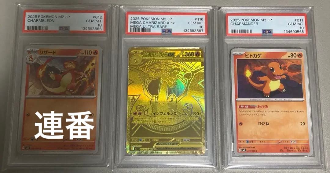 PSA10 メガリザードン X ex MUR インフェルノX 連番