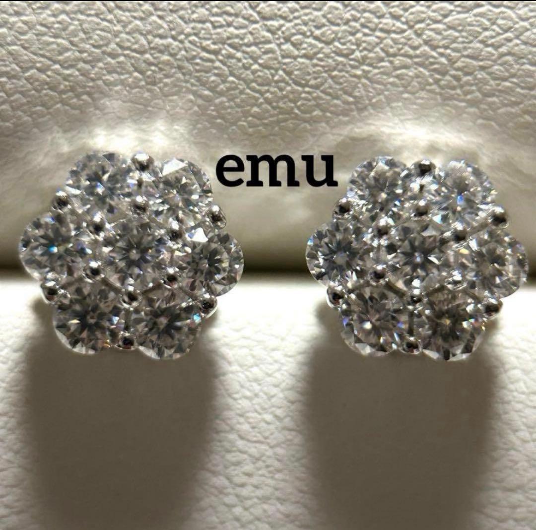 はなはなちゃん専用 / 最高級モアサナイトピアス，リング2点お纏め