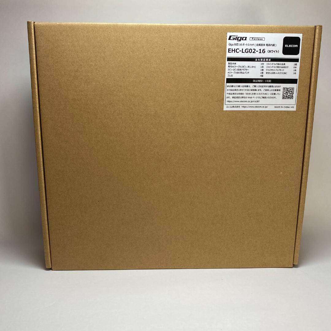 【新モデル】エレコム スイッチングハブ 1ギガ 電源内蔵 EHC-LG02-16