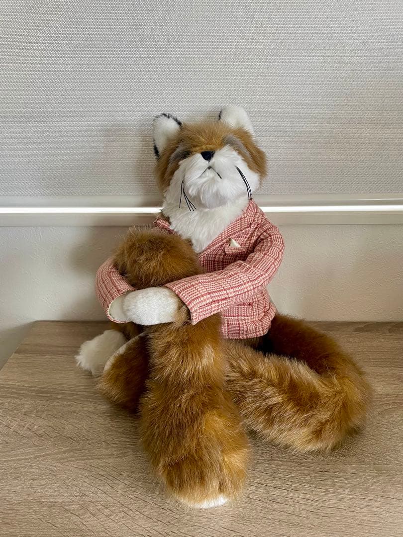 足長キツネ　ドアストッパーぬいぐるみ