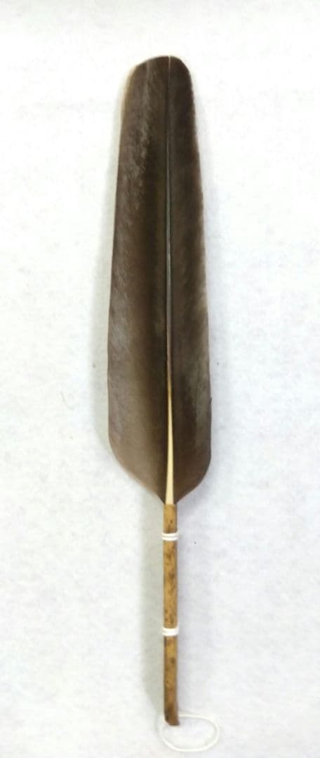 茶道具 羽箒 袖玄鶴 そでくろづる 左羽 炉用 新品 玄鶴 炭手前 炭道具