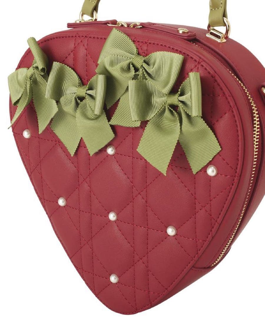 新品タグ付き★メゾンドフルール★今季いちごショルダーバッグ2wayオンライン完売