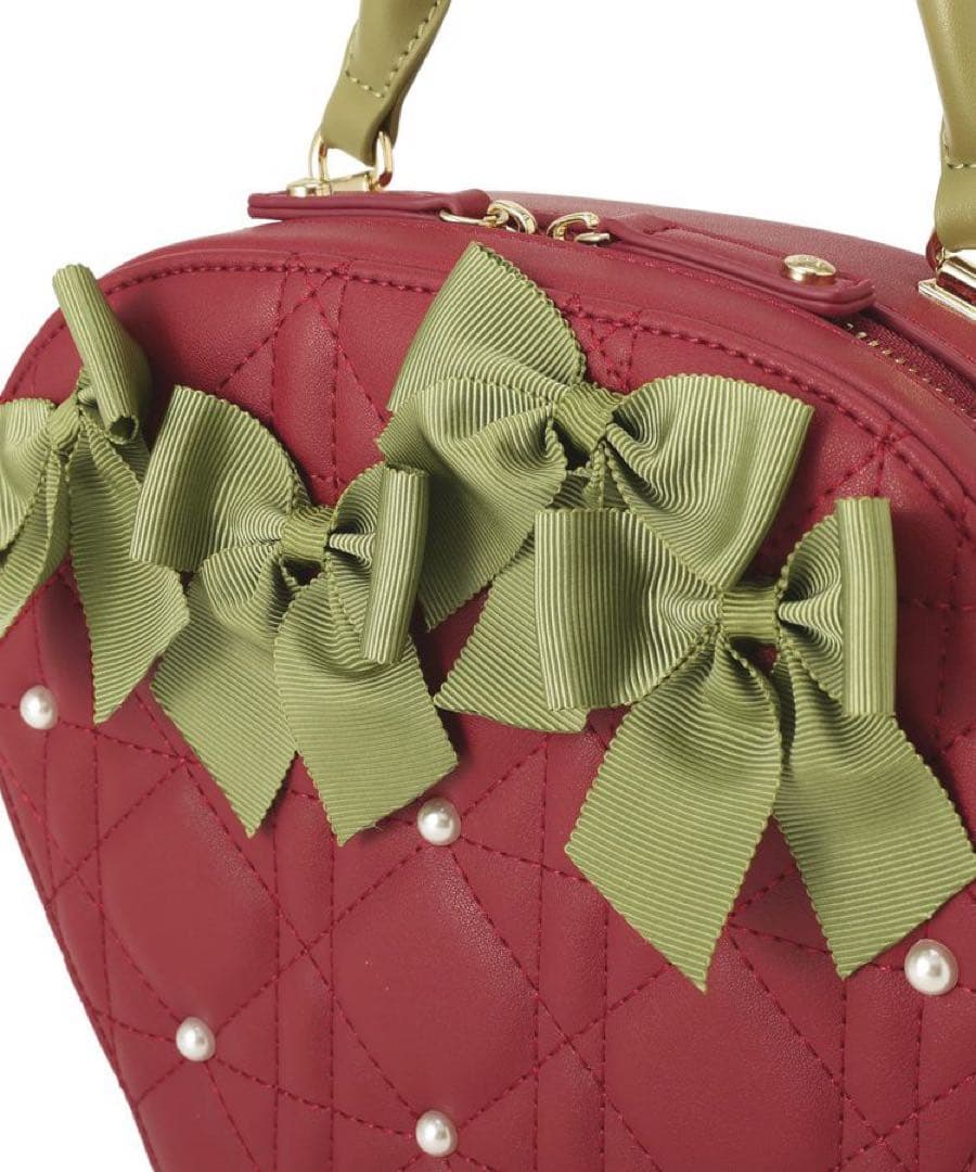 新品タグ付き★メゾンドフルール★今季いちごショルダーバッグ2wayオンライン完売