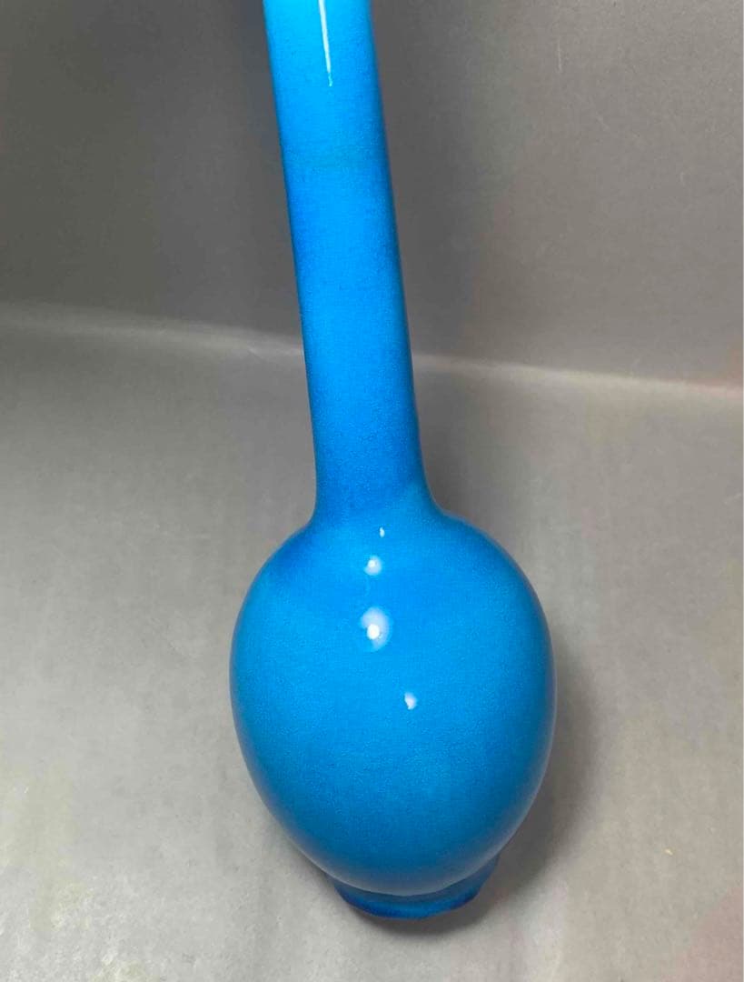 茶道具　交趾鶴首花入　永楽善五郎