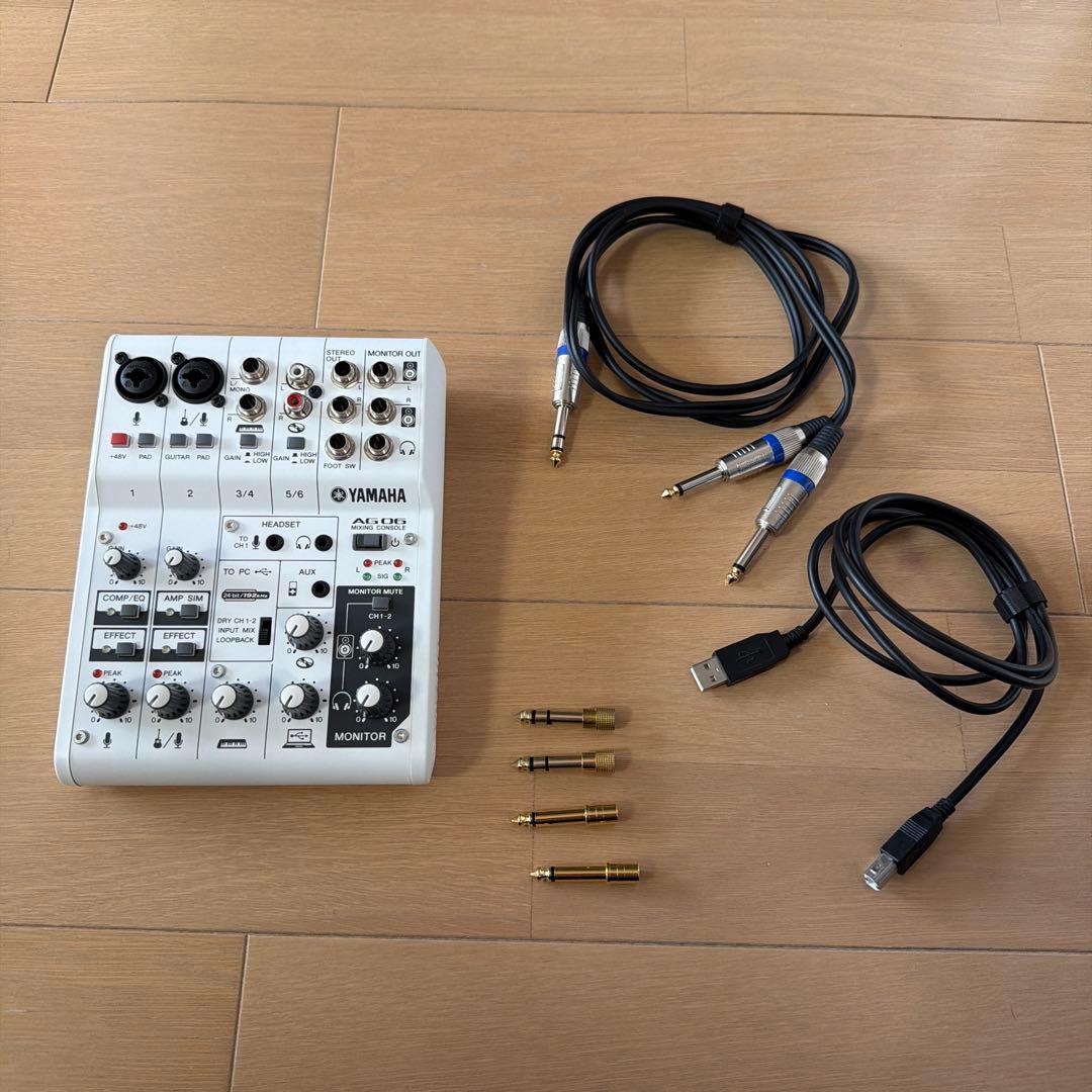 YAMAHA AG06 + おまけ