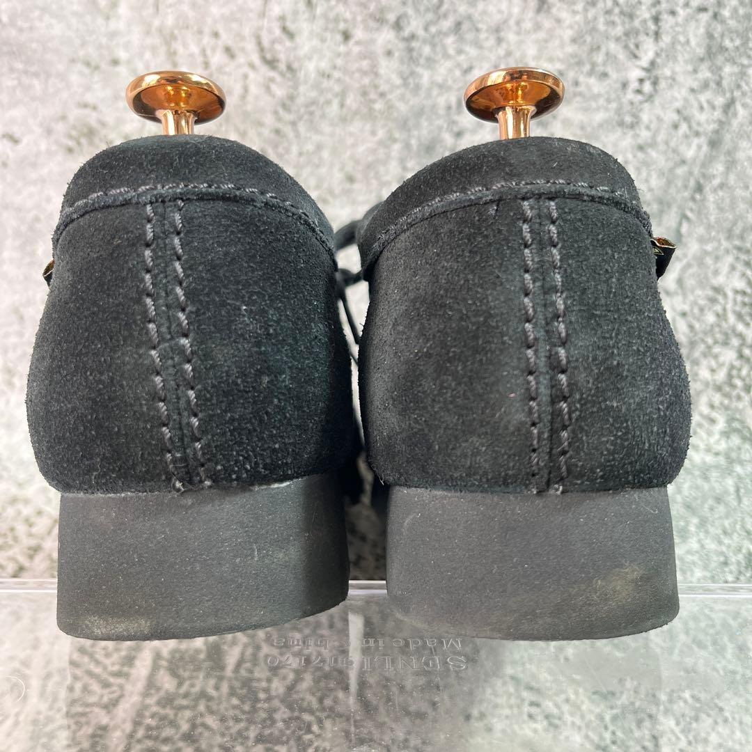 美品 クラークス ワラビー ゴアテックス ブラック ビブラムソール