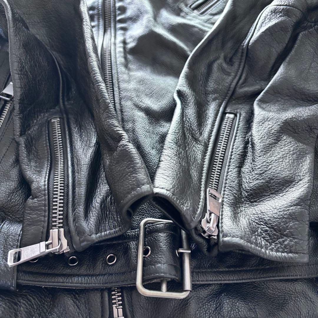 美品✨4XLキングサイズ URBAN BARON ダブル ライダースジャケット