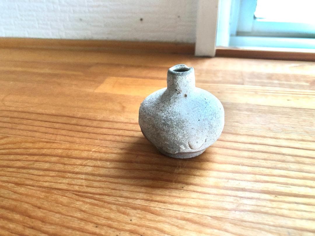 【タイ・骨董】宋胡録（スンコロク）白釉 小壺（1301年~1600年）