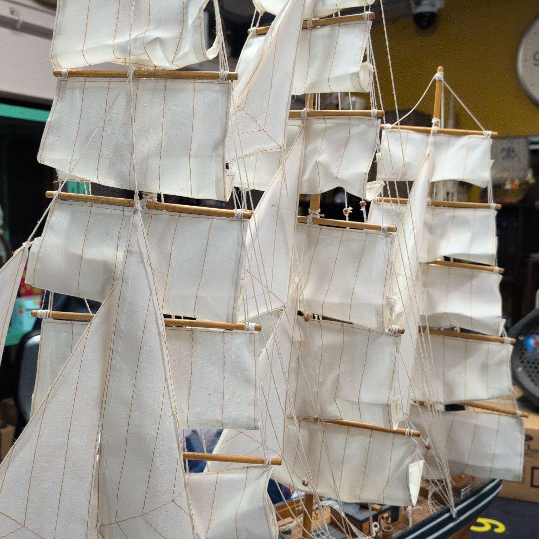 木製帆船模型 CUTTY SARK スタンド付き