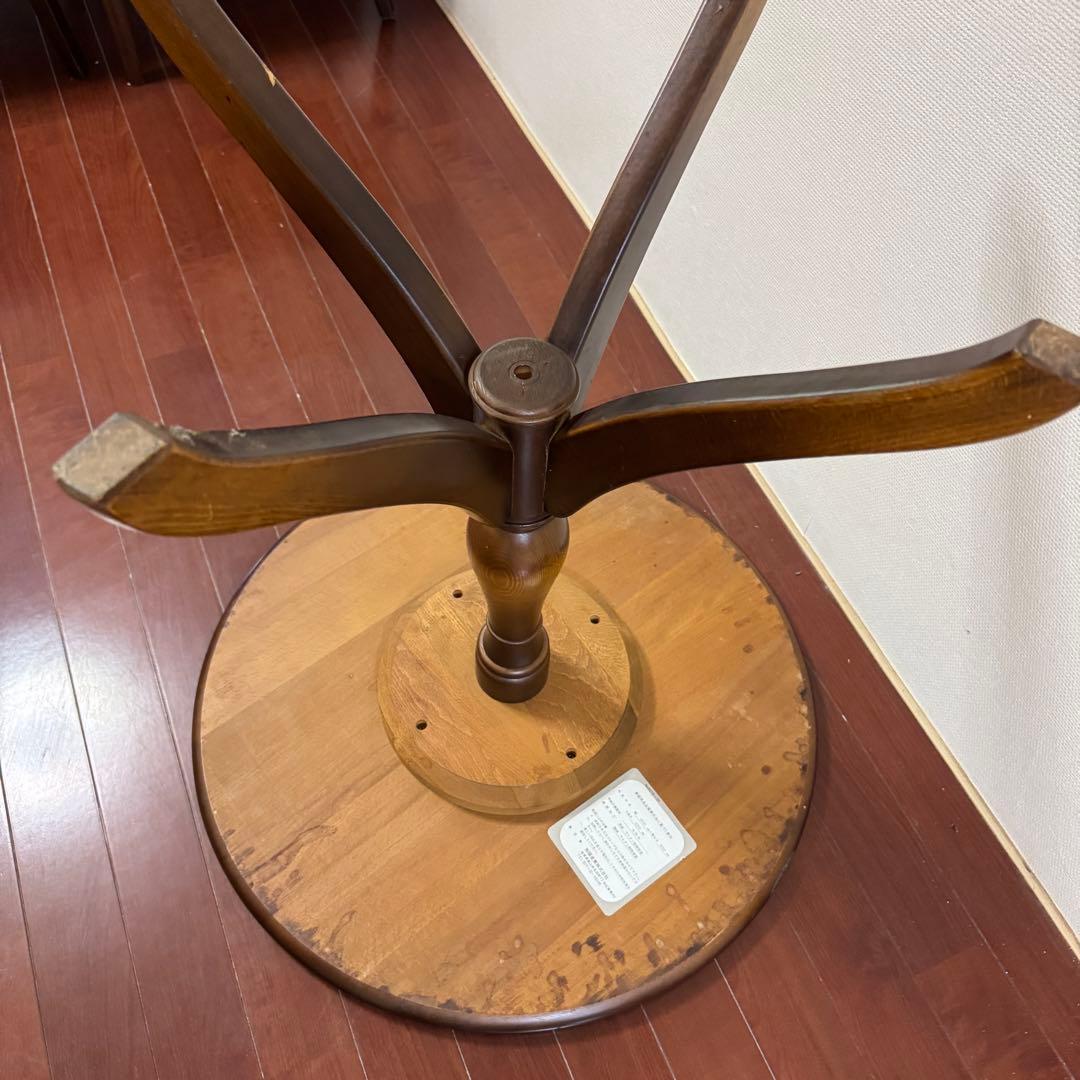 飛騨産業　キツツキ　コーヒーテーブル　円卓　ラウンドテーブル