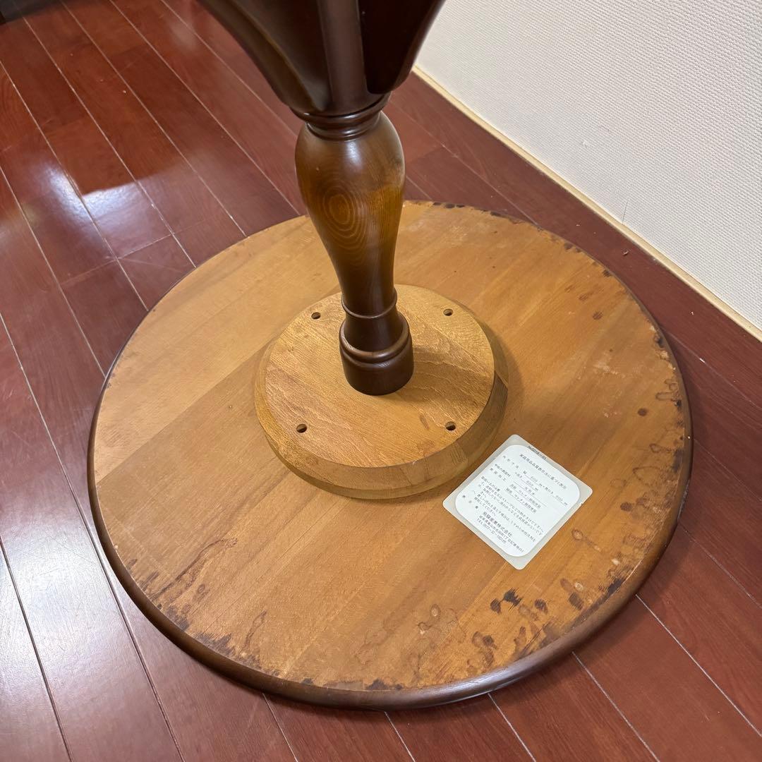 飛騨産業　キツツキ　コーヒーテーブル　円卓　ラウンドテーブル