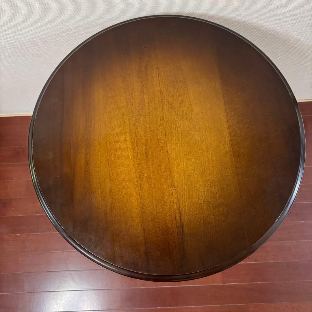 飛騨産業　キツツキ　コーヒーテーブル　円卓　ラウンドテーブル