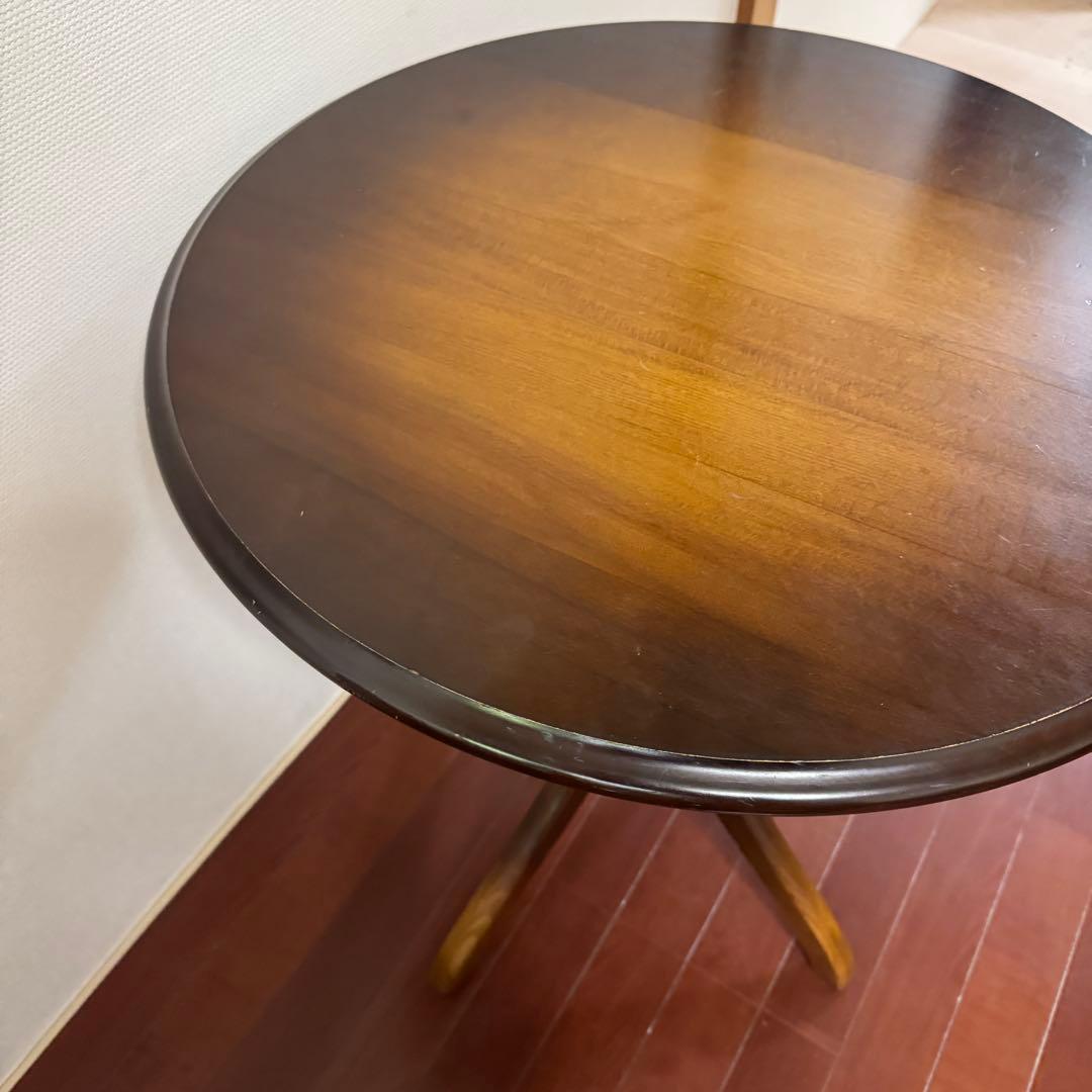 飛騨産業　キツツキ　コーヒーテーブル　円卓　ラウンドテーブル