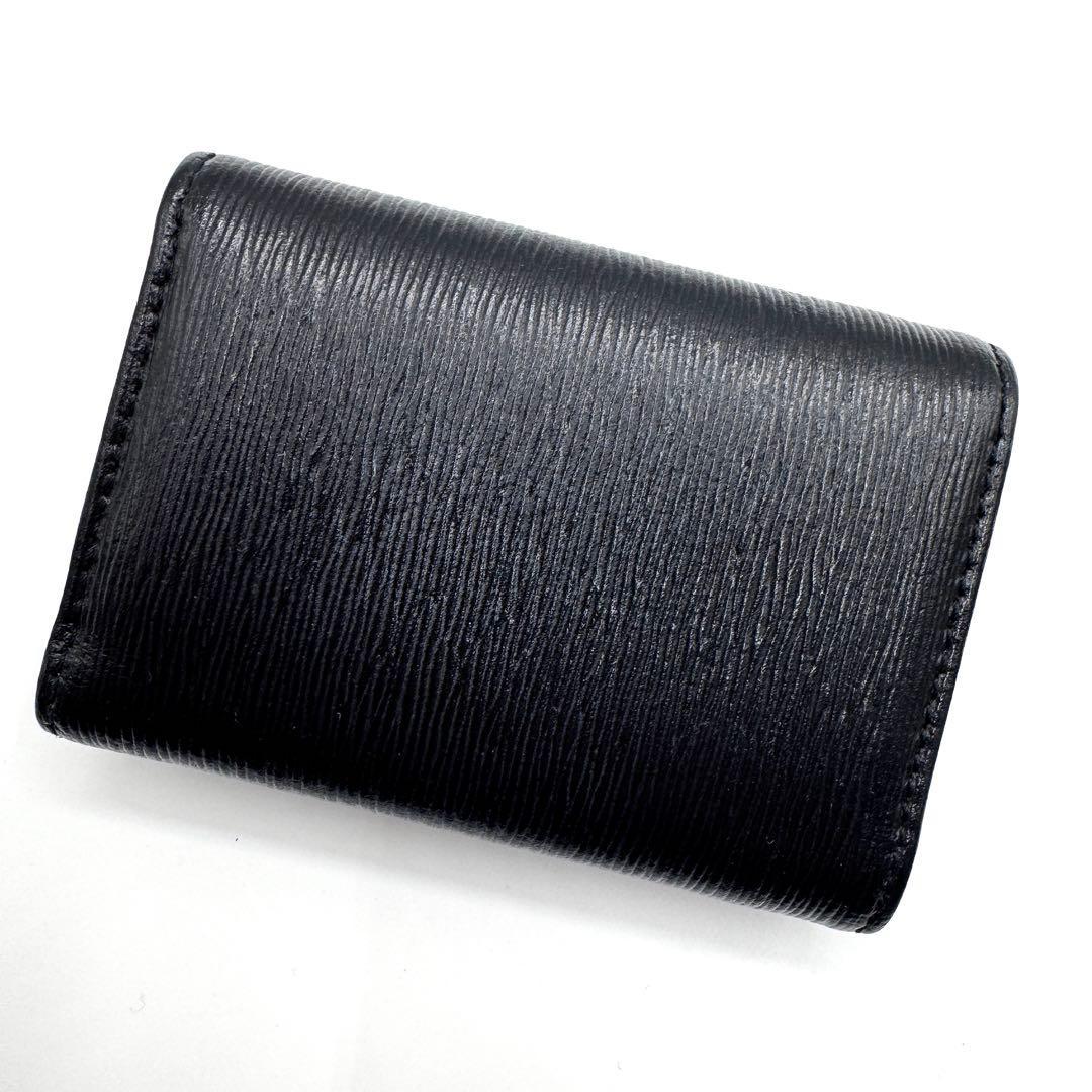 良品✨ヴィヴィアンウエストウッド　三つ折り財布　ヴィッテロムーブ　レザー　黒