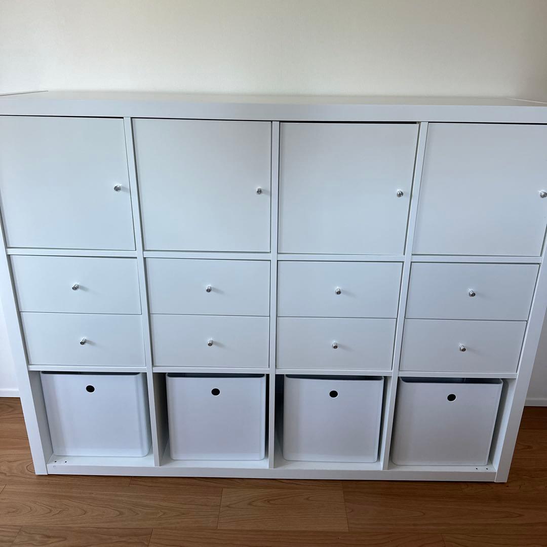 IKEA KALLAX カラックス シェルフユニット 収納付き