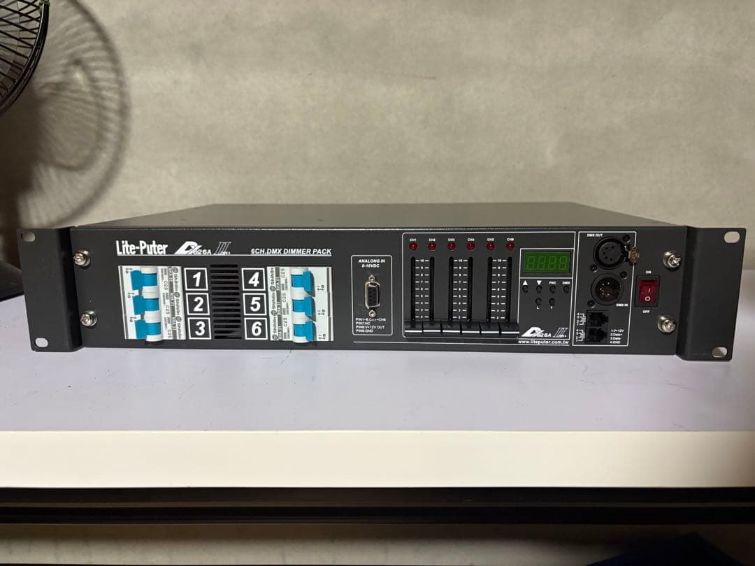 Lite-Puter DX-626AⅡ DMX ディマーユニット　舞台照明