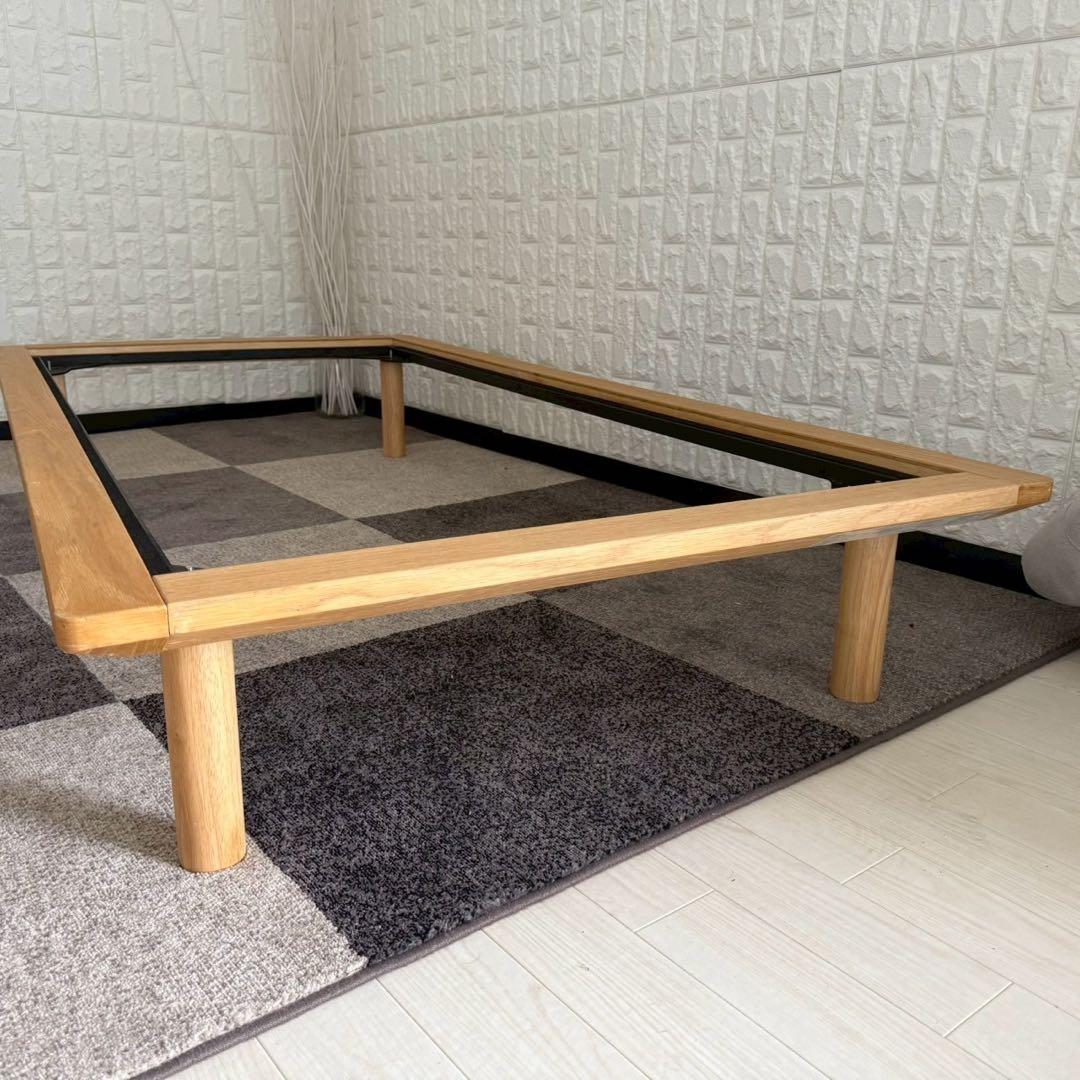 都内23区配送無料✨設置まで❗️無印良品　シングルベッドフレーム　美品