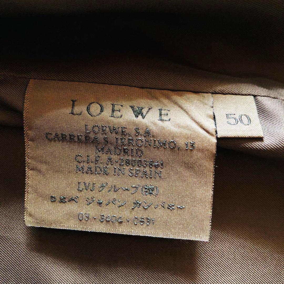 希少モデル✨専用　ロエベ ナッパレザージャケット 羊革 ライナー ブラウン 50