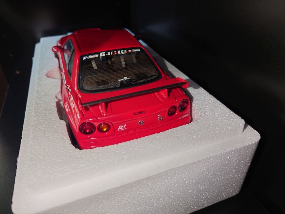 autoart 1/18 日産 ニスモ スカイライン GTR r34 R1