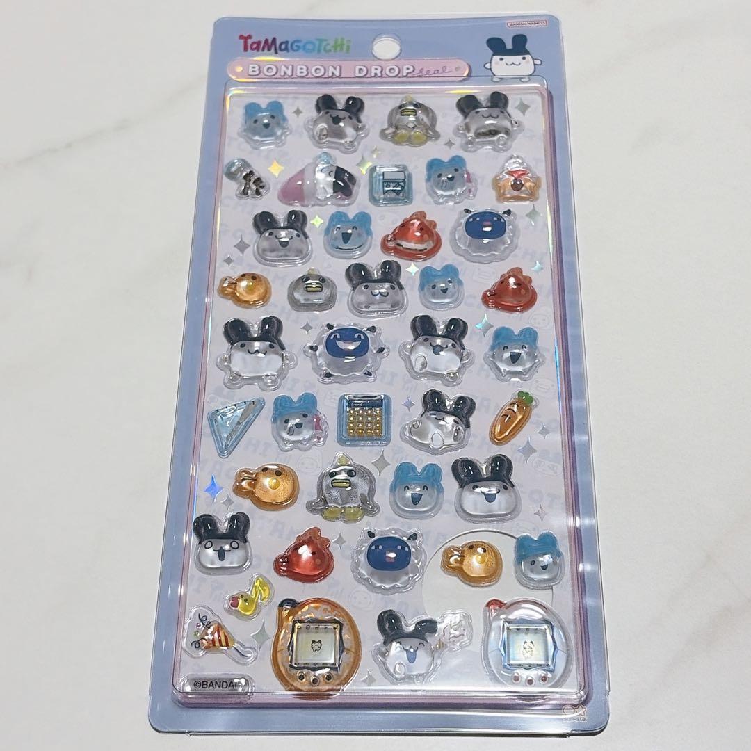 【正規品】たまごっちボンボンドロップ　キラキラシール2 たまごっち12枚セット