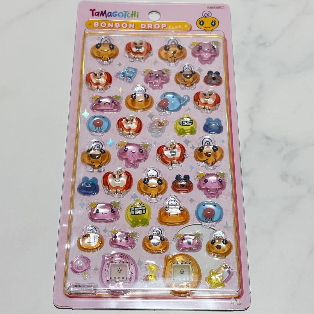 【正規品】たまごっちボンボンドロップ　キラキラシール2 たまごっち12枚セット