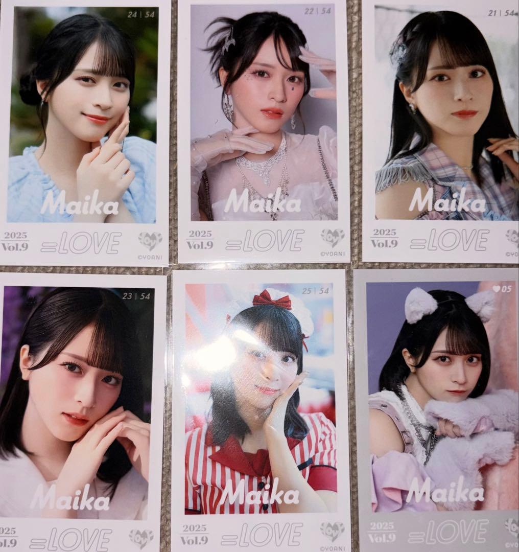 イコラブ 佐々木舞香 Vol.9 ミニフォトカード レア 猫衣装　コンプ