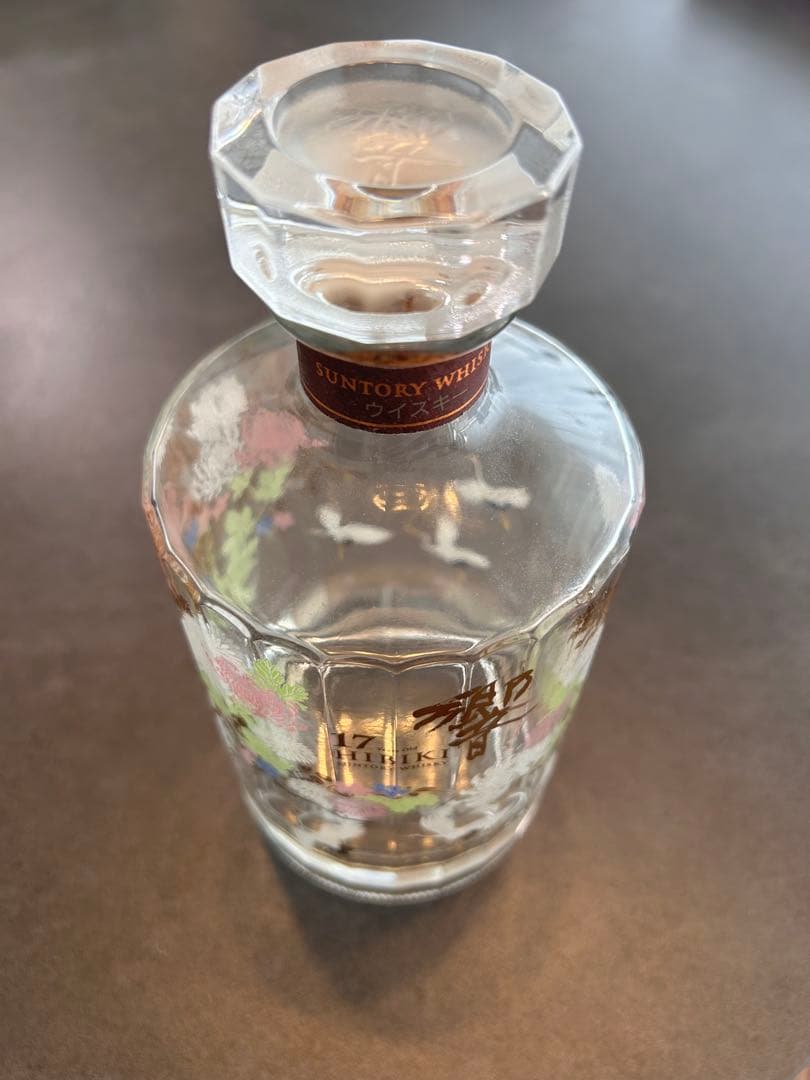 サントリーウイスキー 響 17年 意匠ボトル 白鷺 コレクション 空瓶