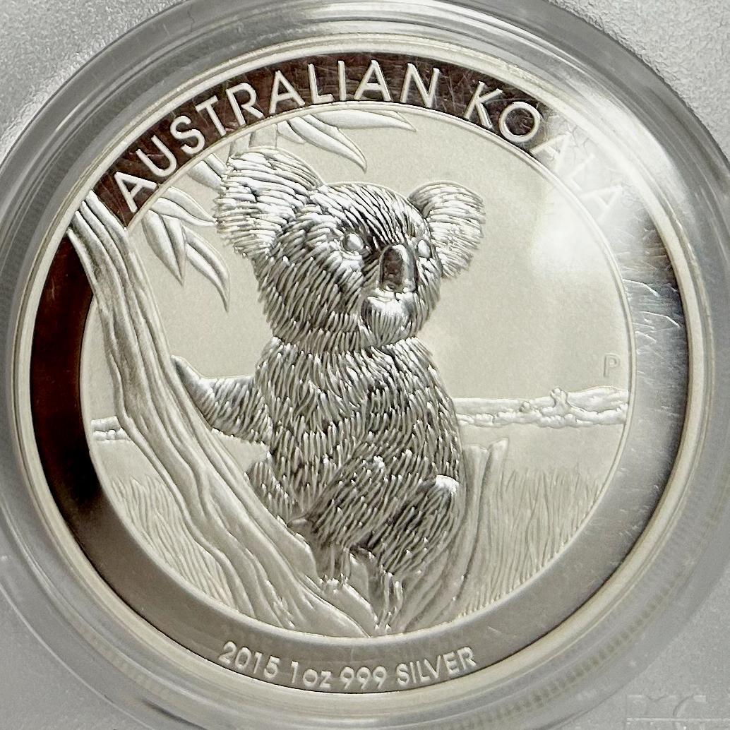 2015年 オーストラリア　コアラ ＰＣＧＳ MS70 S1$