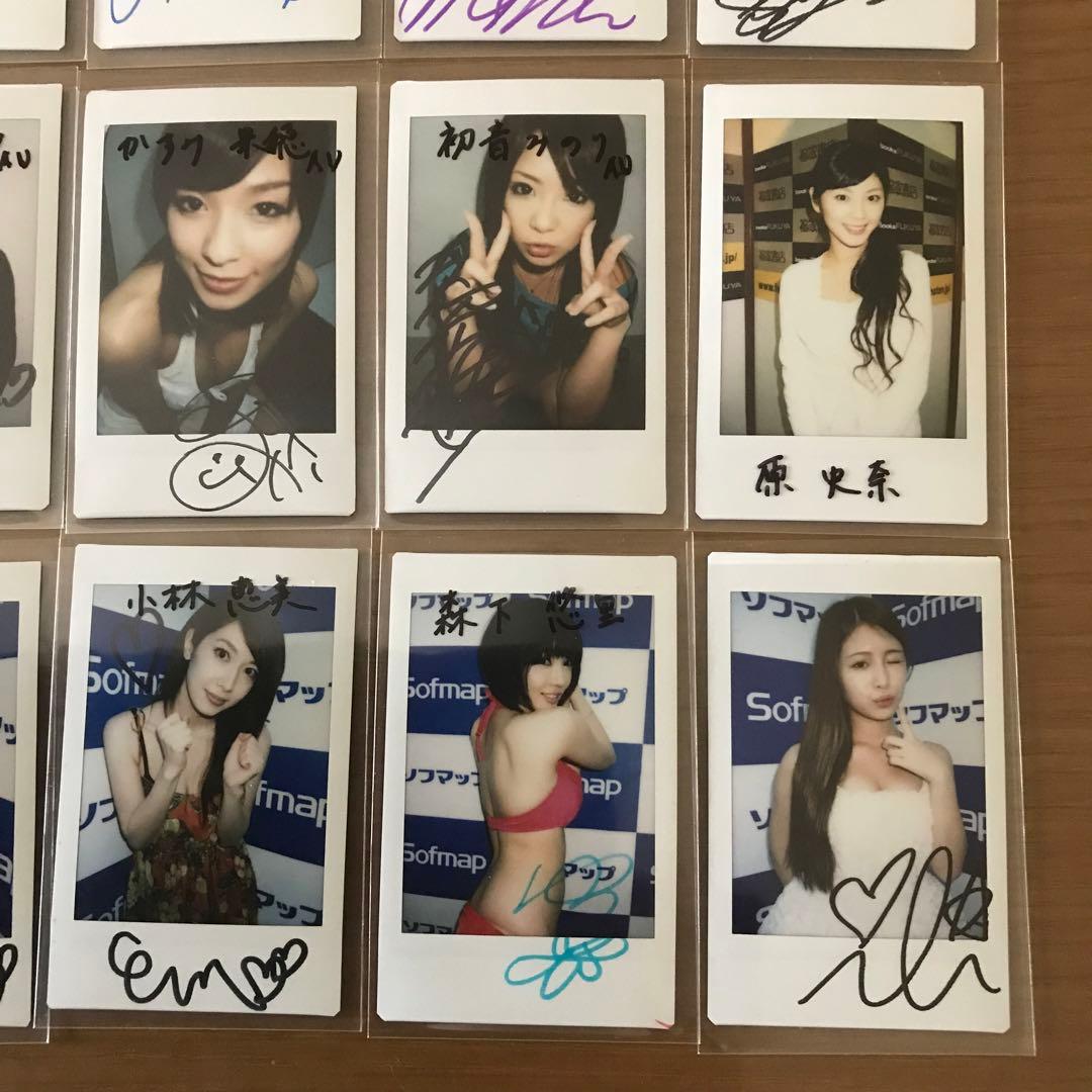 グラビア女優 恵比寿マスカッツ等 サイン入りチェキ 15枚 内田理央 吉沢明歩