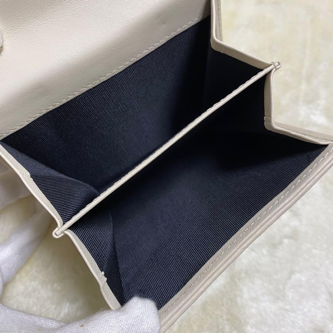 付属品完備❗️新品未使用✨ポールスミス三つ折り財布レザー総柄マルチカラーWホック