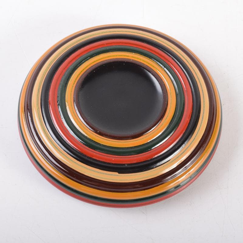 茶道具　日本工芸会正会員　小椋榮一作　独楽香合　共布共箱　V　7026