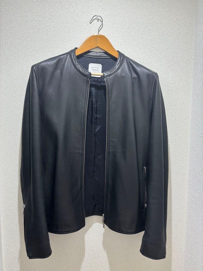 UNITED TOKYO ラムレーザージャケット サイズ３