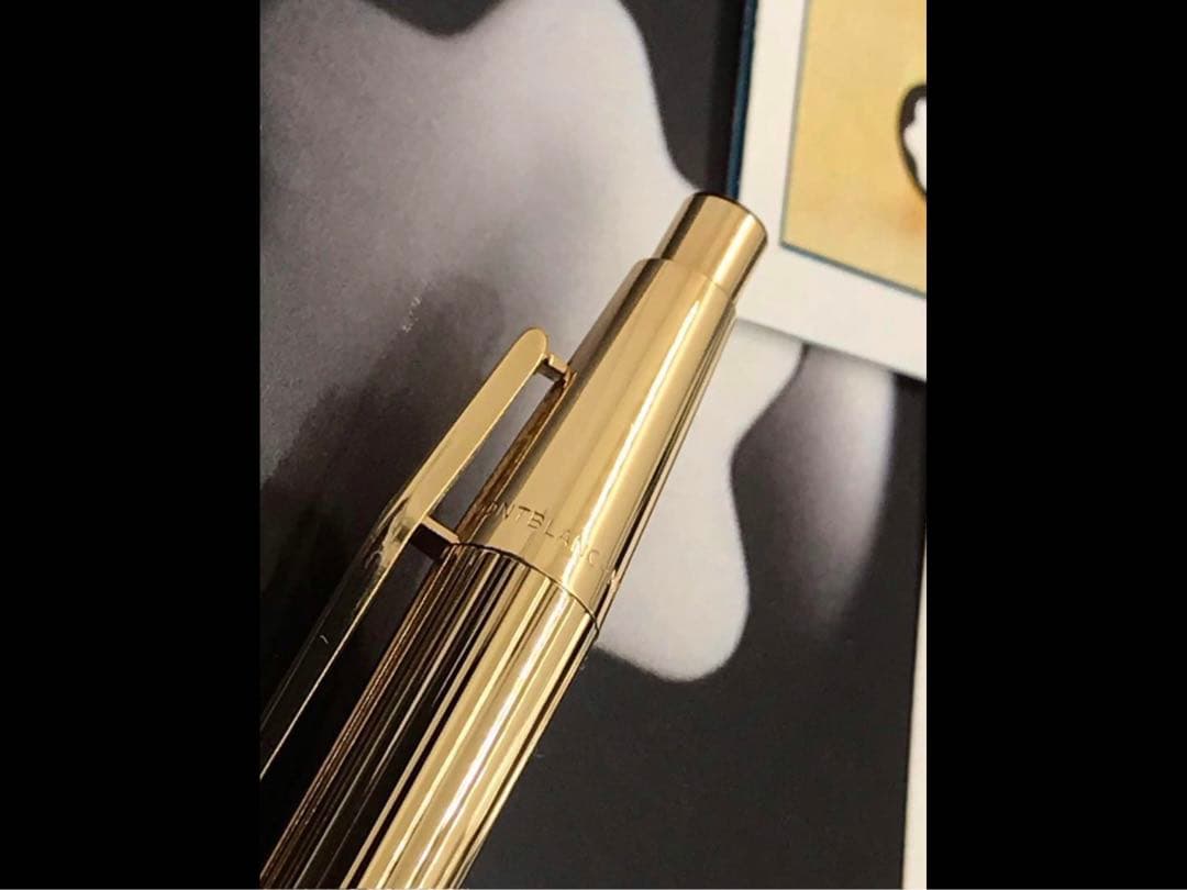 ⭐️金運を呼ぶ総金張り⭐️モンブラン⭐️ノブレスNo1947⭐️世界中で支持の高い逸品⭐️