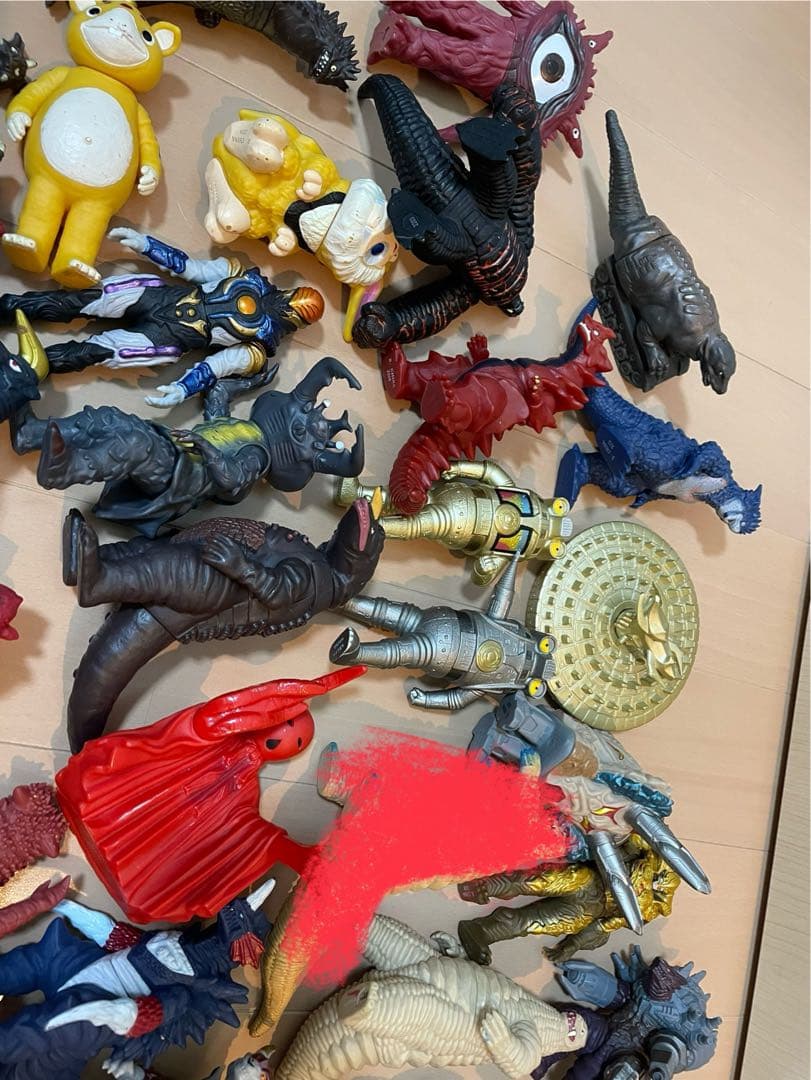 ウルトラマンシリーズ 怪獣ソフビ（レアセブンガー入り）　39体セット