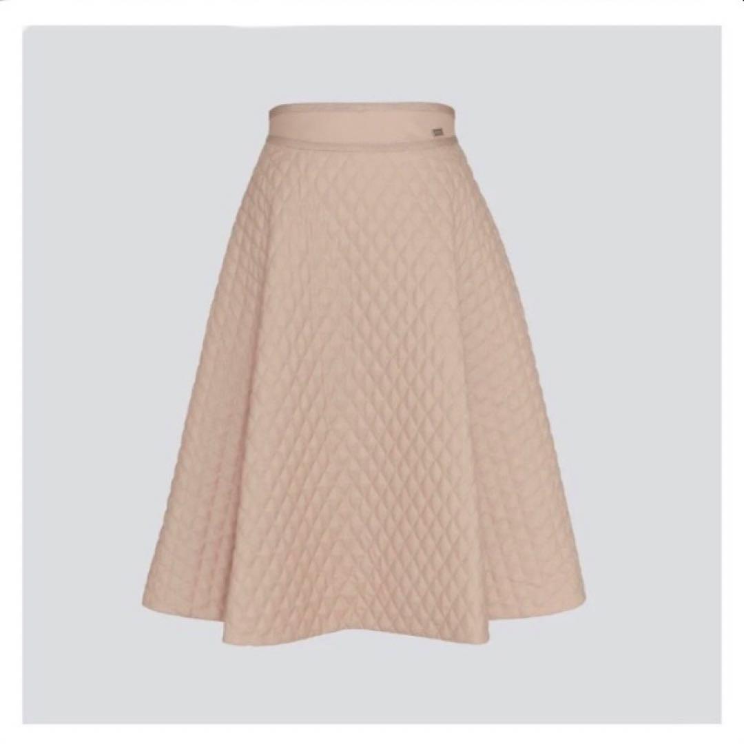 ◎出品は1月下旬まで◎フォクシー　スカート　キルティング　グレー